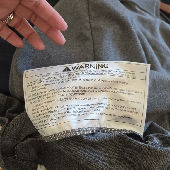 Lalabu Dad T Shirt Short Sleeve Gray Pouch M - Picture 11 of 15